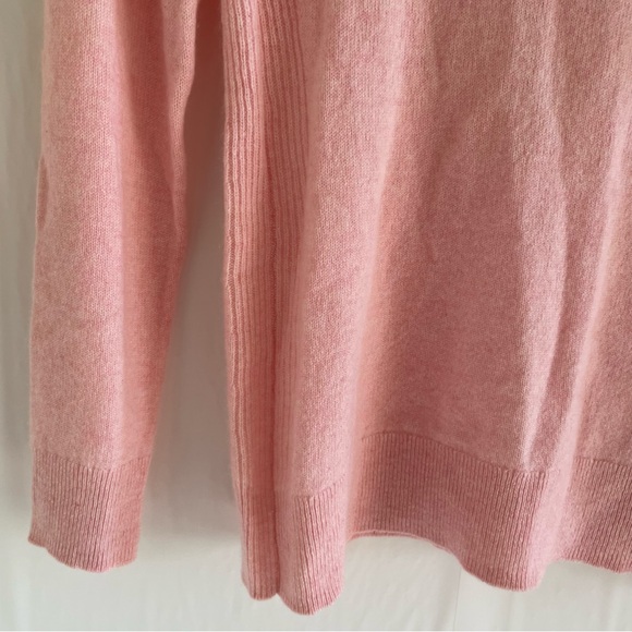 Saks Fifth Avenue Baby Pink Cashmere Sweater Size S - Picture 5 of 11